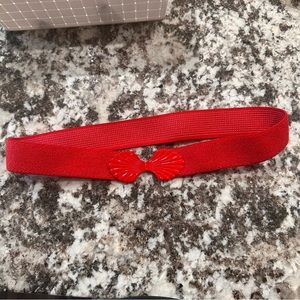 Elegant Red Women's Belt